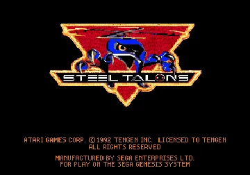 Steel Talons (Japan, Korea) screen shot title